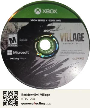 Resident Evil Village Xbox One, NTSC disc