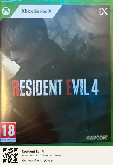Resident Evil 4 Xbox Series X, France box front