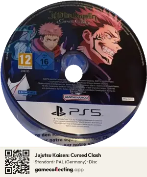 Jujutsu Kaisen: Cursed Clash PlayStation 5, PAL disc