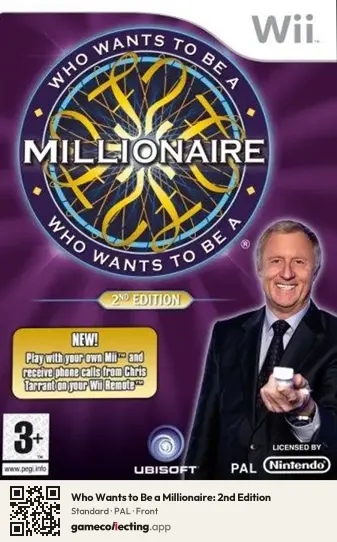 Who Wants to Be a Millionaire: 2nd Edition Nintendo Wii, PAL box front