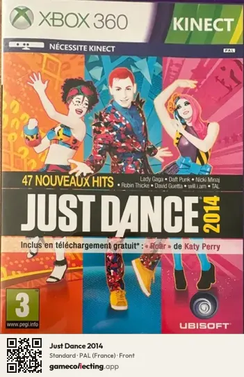 Just Dance 2014 Xbox 360, France box front
