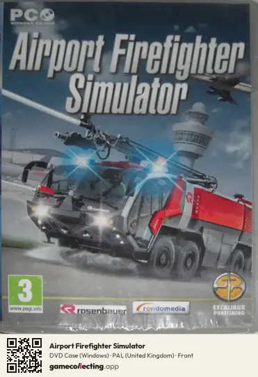 Airport Firefighter Simulator Computer, United Kingdom box front