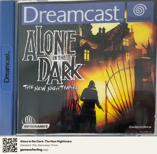 Alone in the Dark: The New Nightmare Sega Dreamcast, Germany box front