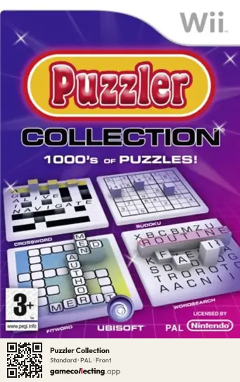 Puzzler Collection Nintendo Wii, PAL box front