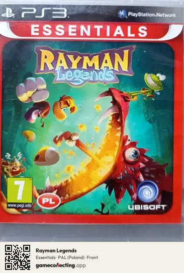 Rayman Legends PlayStation 3, Poland box front
