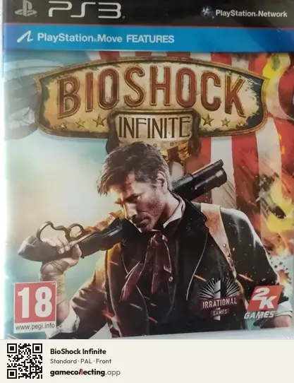 BioShock Infinite PlayStation 3, PAL box front