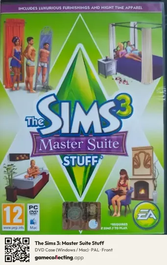 The Sims 3: Master Suite Stuff Computer, PAL box front