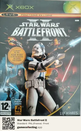 Star Wars: Battlefront II Xbox, France box front