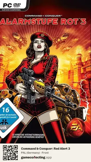 Command & Conquer: Red Alert 3 Computer, Germany box front