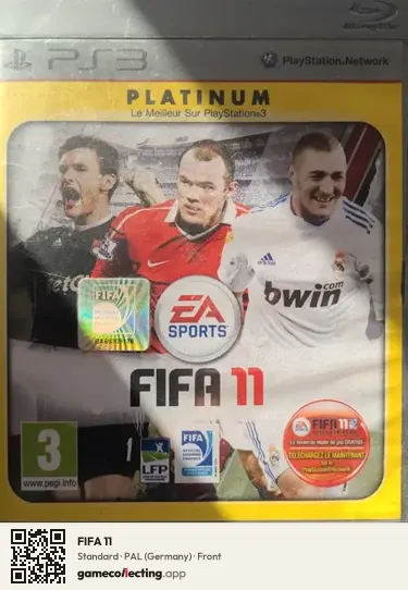 FIFA 11 PlayStation 3, Germany box front