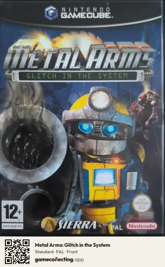 Metal Arms: Glitch in the System Nintendo GameCube, PAL box front