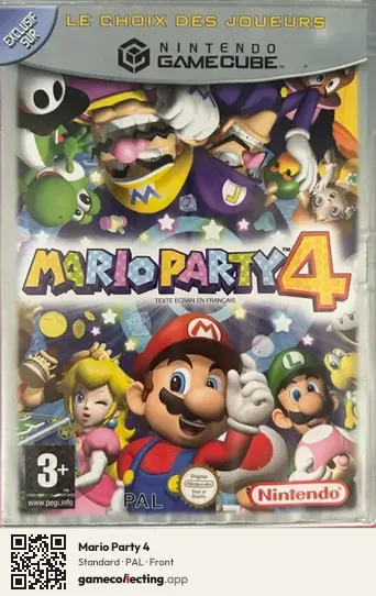 Mario Party 4 Nintendo GameCube, PAL box front