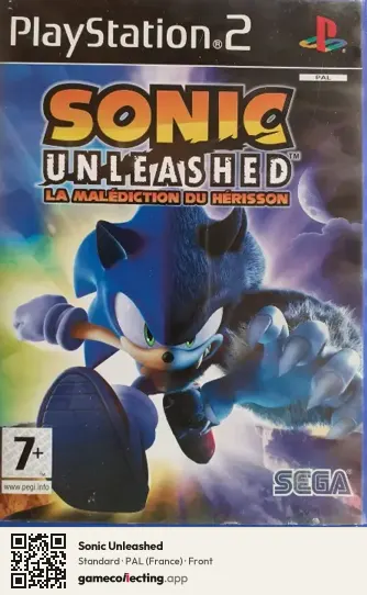 Sonic Unleashed PlayStation 2, France box front