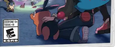 Pokémon Legends: Z-A, the ESRB box on its front