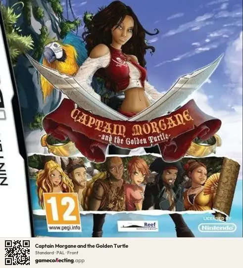 Captain Morgane and the Golden Turtle Nintendo DS, PAL box front