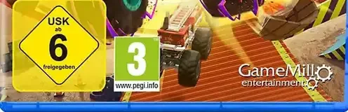 Hot Wheels Monster Trucks: Stunt Mayhem, the USK square on its front