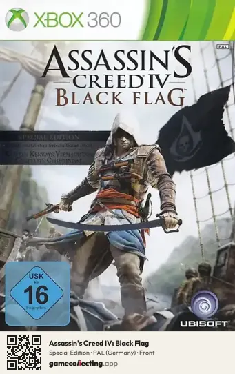 Assassin's Creed IV: Black Flag Xbox 360, Germany box front