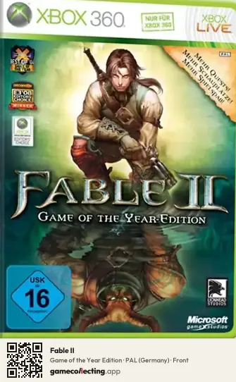 Fable II Xbox 360, Germany box front