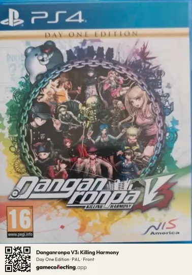 Danganronpa V3: Killing Harmony PlayStation 4, PAL box front