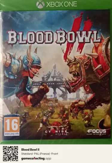 Blood Bowl II Xbox One, France box front