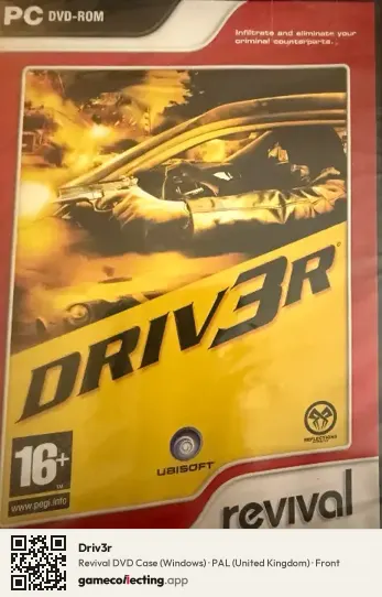 Driv3r Computer, United Kingdom box front
