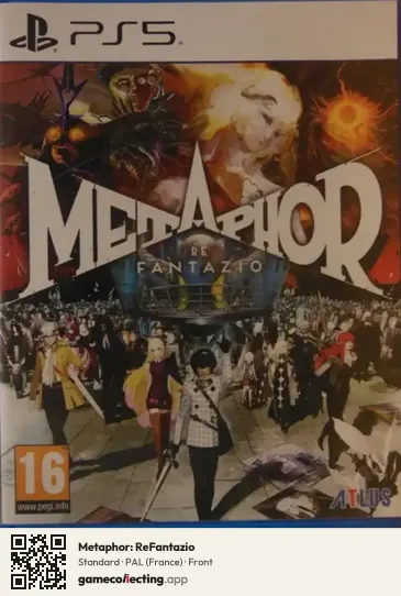 Metaphor: ReFantazio PlayStation 5, France box front