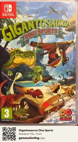 Gigantosaurus: Dino Sports Nintendo Switch, PAL box front