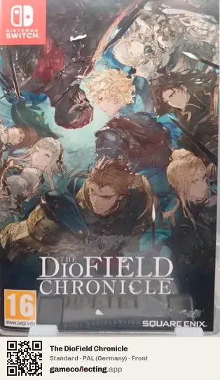 The DioField Chronicle Nintendo Switch, Germany box front