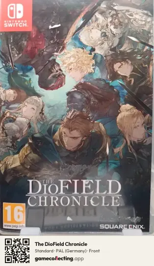 The DioField Chronicle Nintendo Switch, Germany box front
