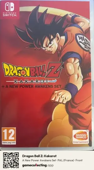 Dragon Ball Z: Kakarot Nintendo Switch, France box front