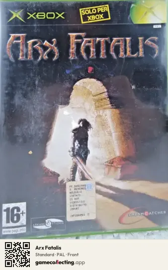 Arx Fatalis Xbox, PAL box front