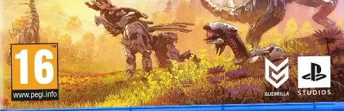 Horizon Zero Dawn Remastered, the PEGI square on its front