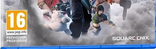 Final Fantasy VII: Revelation, the USK square on its front