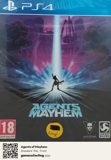 Agents of Mayhem PlayStation 4, PAL box front
