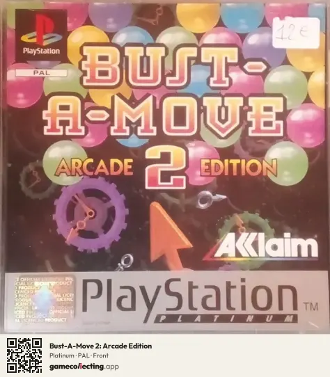 Bust-A-Move 2: Arcade Edition PlayStation, PAL box front