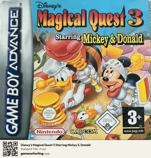 Disney's Magical Quest 3 Starring Mickey & Donald Game Boy Advance, PAL box front