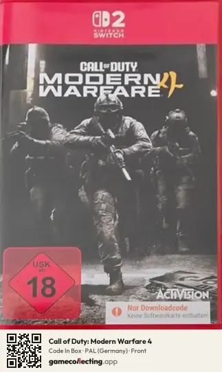 Call of Duty: Modern Warfare 4 Nintendo Switch 2, Germany box front