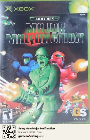 Army Men: Major Malfunction Xbox, NTSC box front