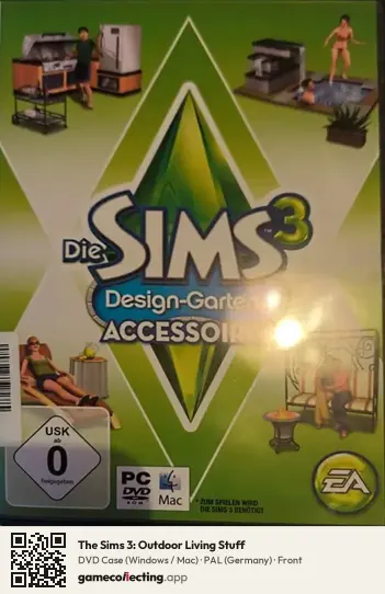 The Sims 3: Outdoor Living Stuff Computer, Germany box front