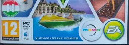 The Sims 3: Island Paradise, the PEGI square on its front