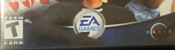 The Sims, the ESRB box on its front