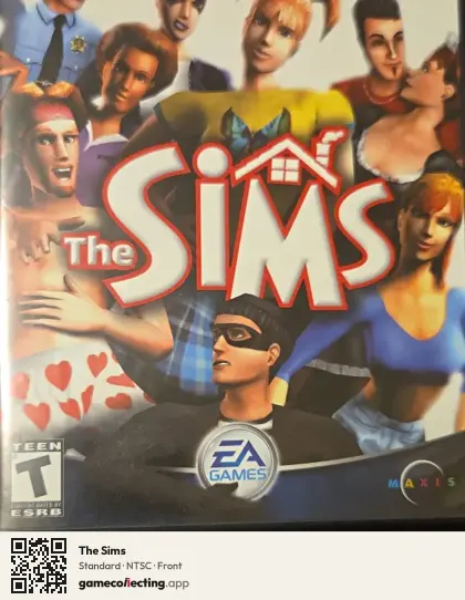 The Sims PlayStation 2, NTSC box front