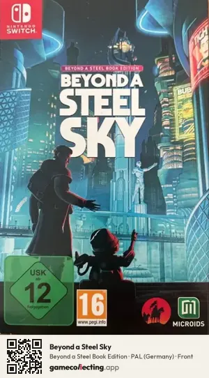 Beyond a Steel Sky Nintendo Switch, Germany box front