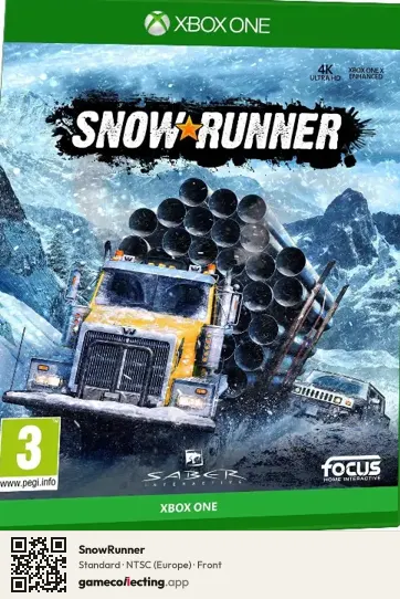 SnowRunner Xbox One, Europe box front