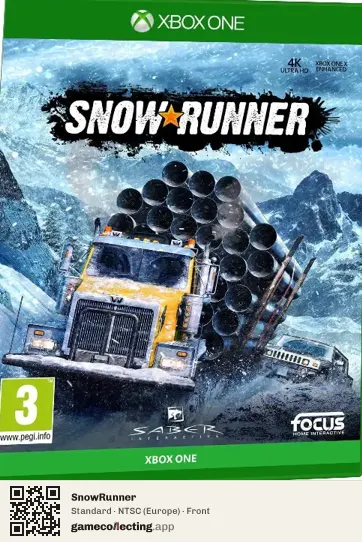 SnowRunner Xbox One, Europe box front