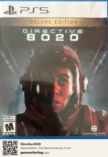 Directive 8020 PlayStation 5, North America box front