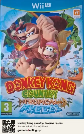 Donkey Kong Country: Tropical Freeze Nintendo Wii U, France box front