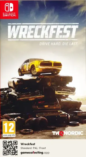Wreckfest Nintendo Switch, PAL box front