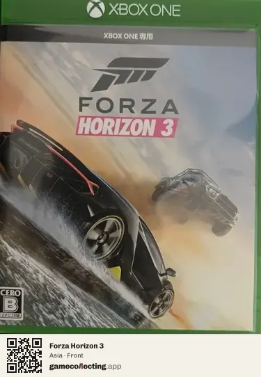 Forza Horizon 3 Xbox One, Asia box front