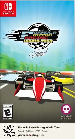 Formula Retro Racing: World Tour Nintendo Switch, NTSC box front